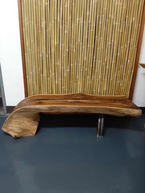 Wood bench, Acacia wood, Luxury, Massive wood, Dense wood